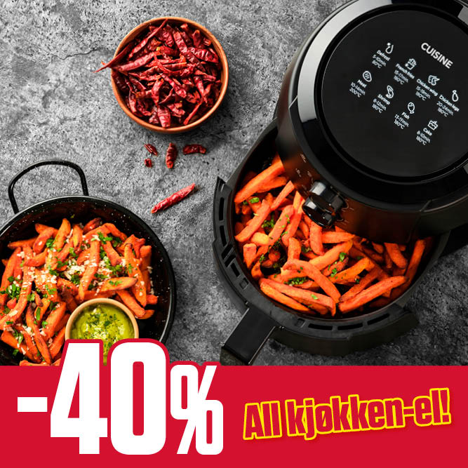 -40 % all kjøkken-elektrisk