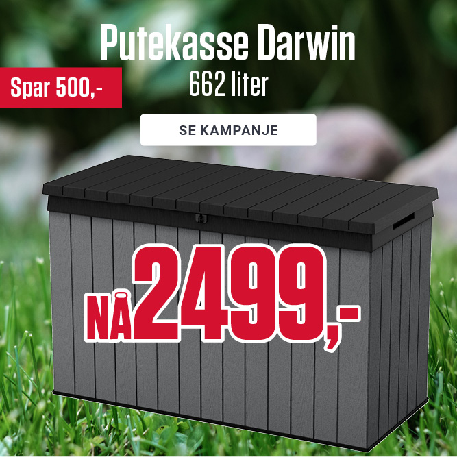 NÅ 2499,- Putekasse Darwin