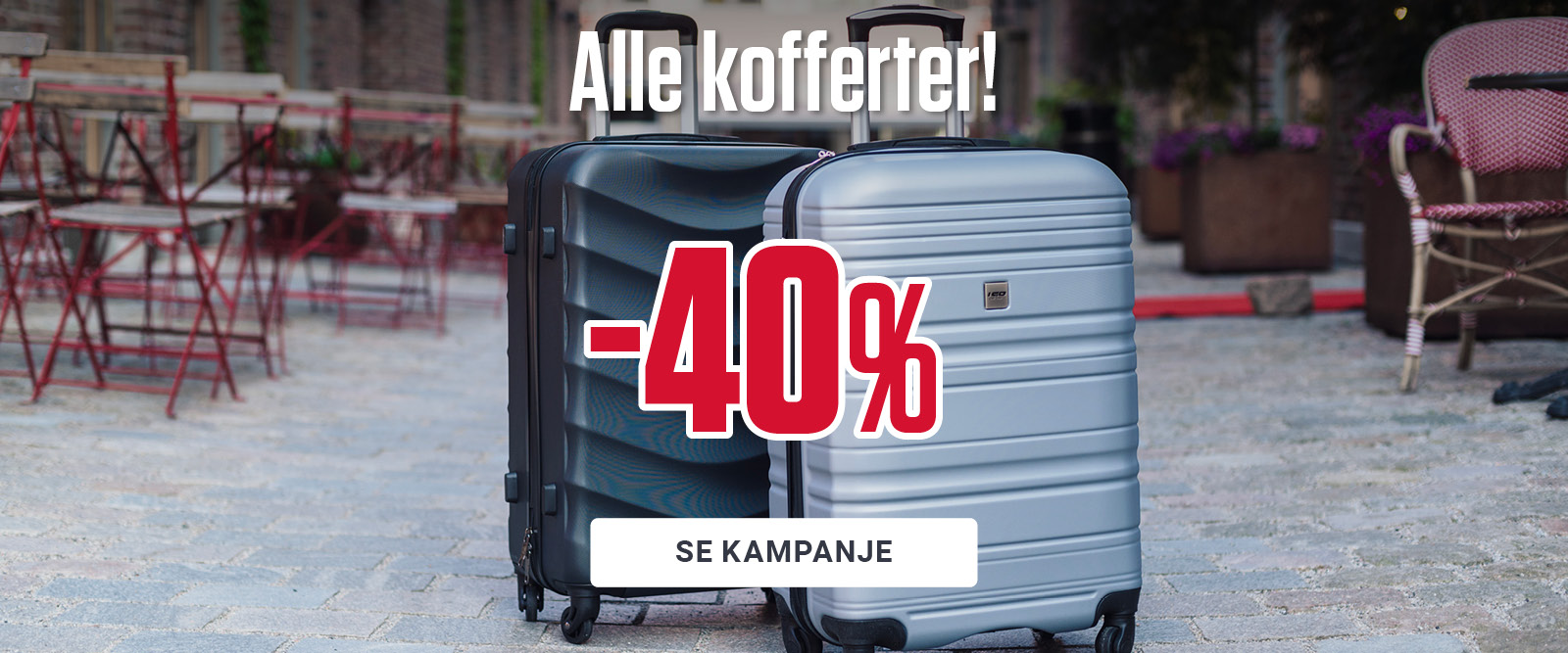-40% alle kofferter