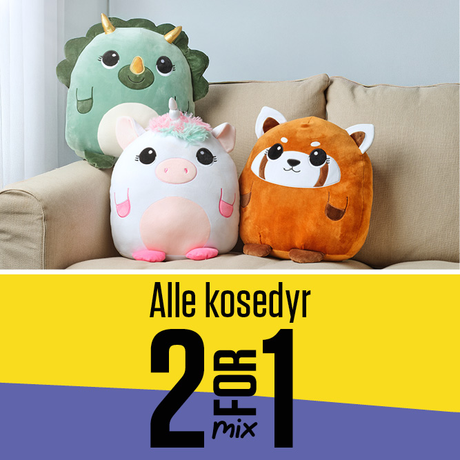 Mix 2 for 1 alle kosebamser