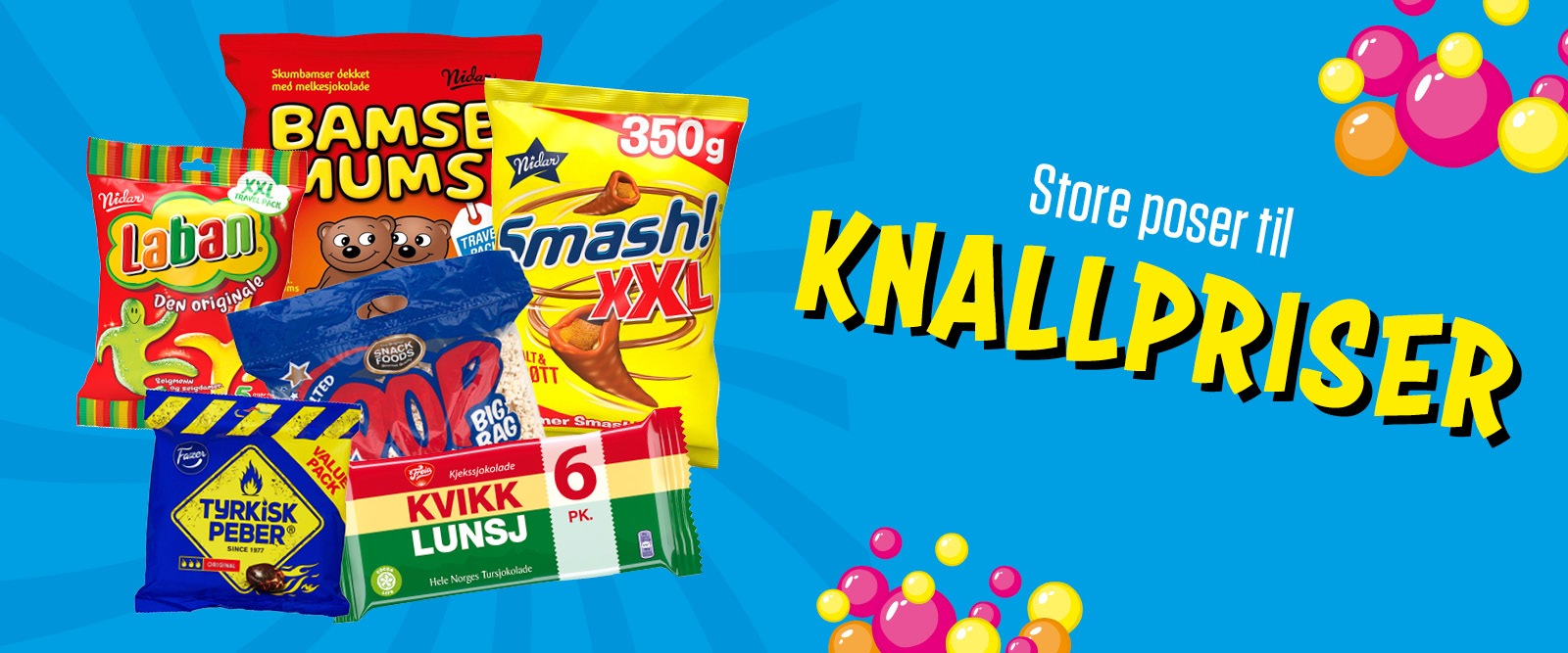 Store poser til knallpriser 