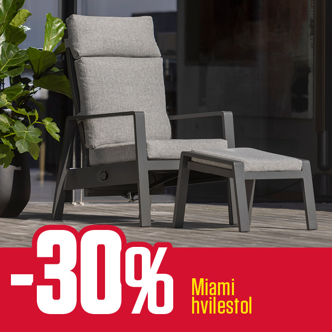 -30 % Miami hvilestol 