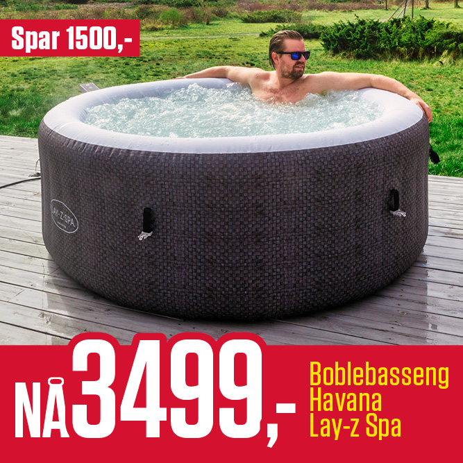 Boblebasseng NÅ 3499,- 