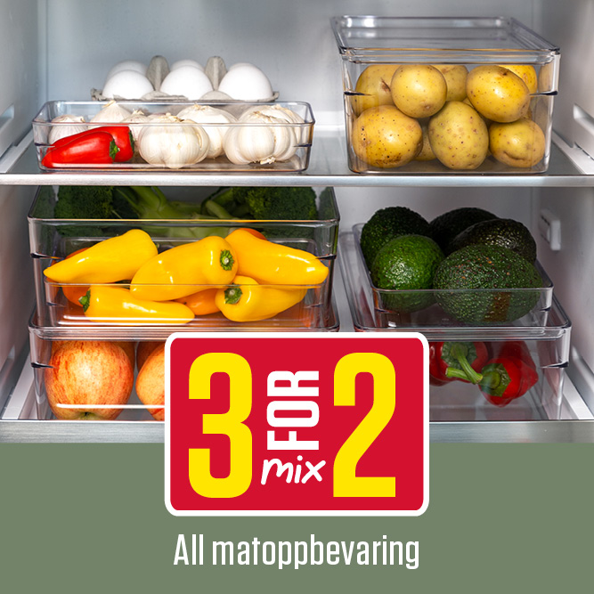 Mix 3 for 2 all matoppbevaring 