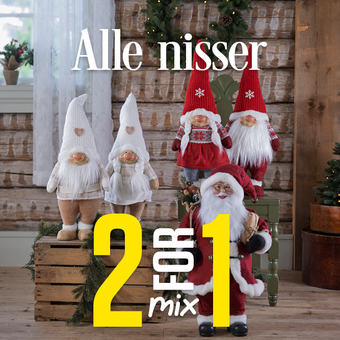 Mix 2 for 1 alle nisser 