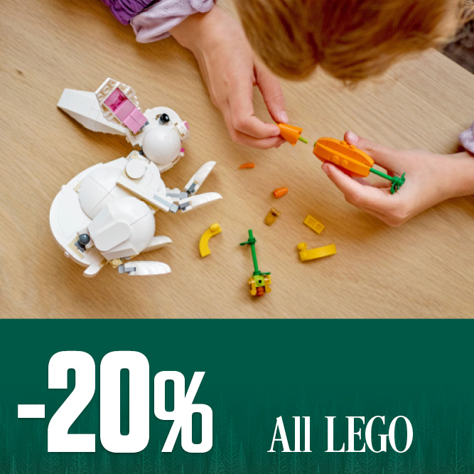 -20 % all LEGO