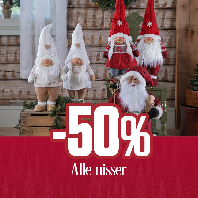 -50% alle nisser