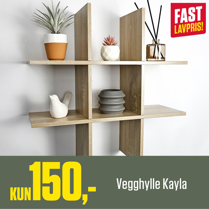 150,- vegghylle Kayla