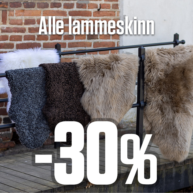 Alle lammeskinn -30%