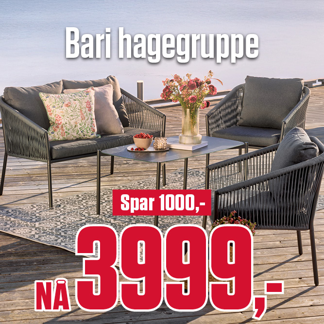 Bari hagegruppe Nå 3999,-