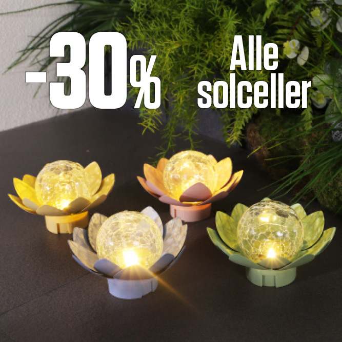 Alle solceller -30%