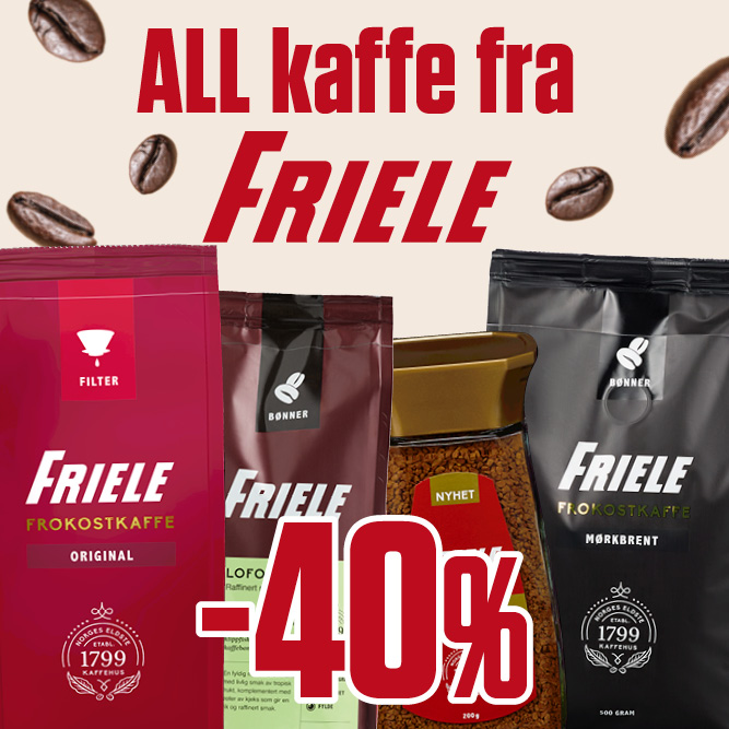 Friele kaffe -40%